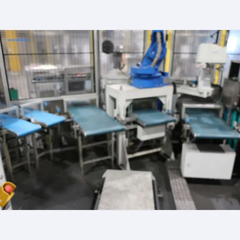 Máquinas para processamento mecânico, ensaio, limpeza e manuseamento de peças de alumínio fundido sob pressão-1