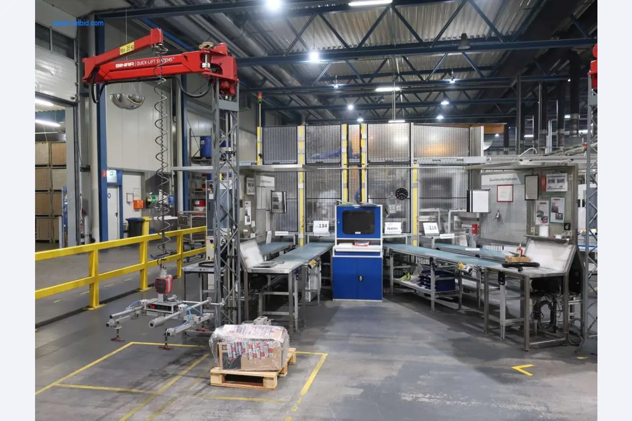 Máquinas para processamento mecânico, ensaio, limpeza e manuseamento de peças de alumínio fundido sob pressão-5