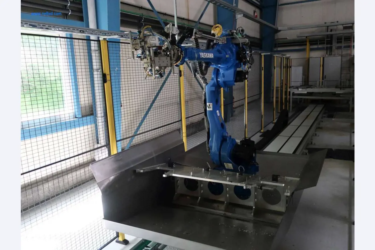 Máquinas para processamento mecânico, ensaio, limpeza e manuseamento de peças de alumínio fundido sob pressão-1