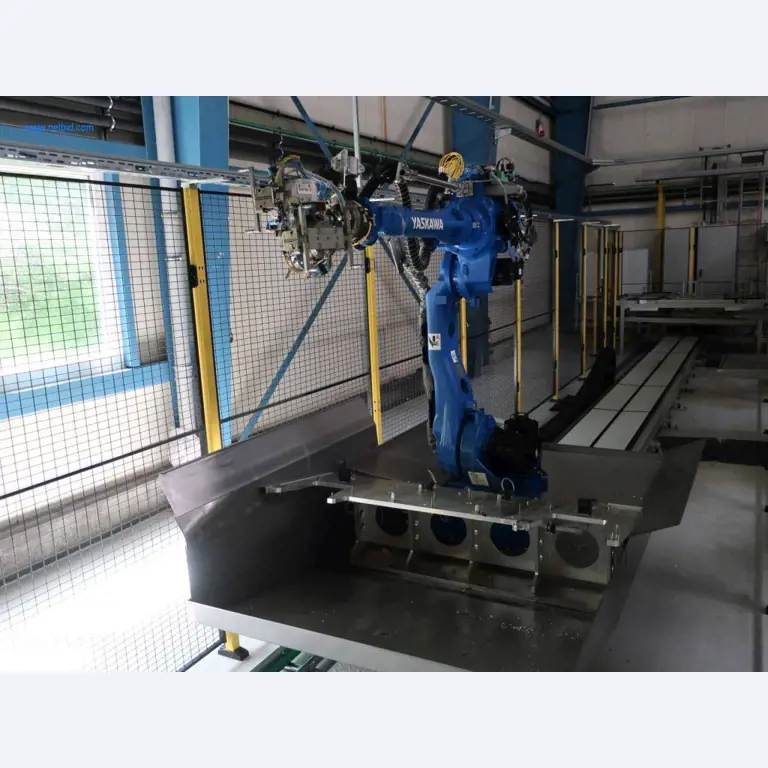 Máquinas para processamento mecânico, ensaio, limpeza e manuseamento de peças de alumínio fundido sob pressão-1