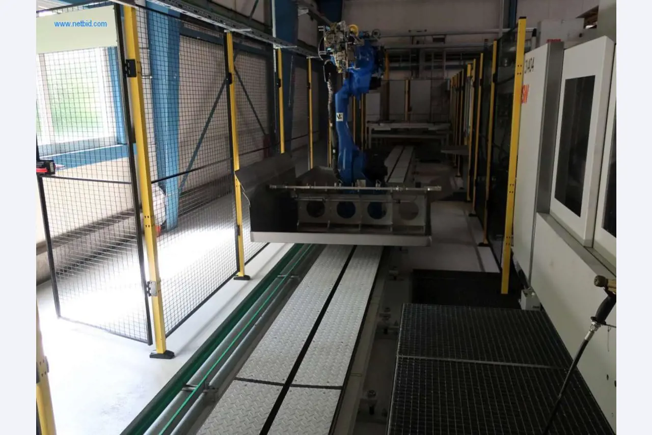 Máquinas para processamento mecânico, ensaio, limpeza e manuseamento de peças de alumínio fundido sob pressão-5