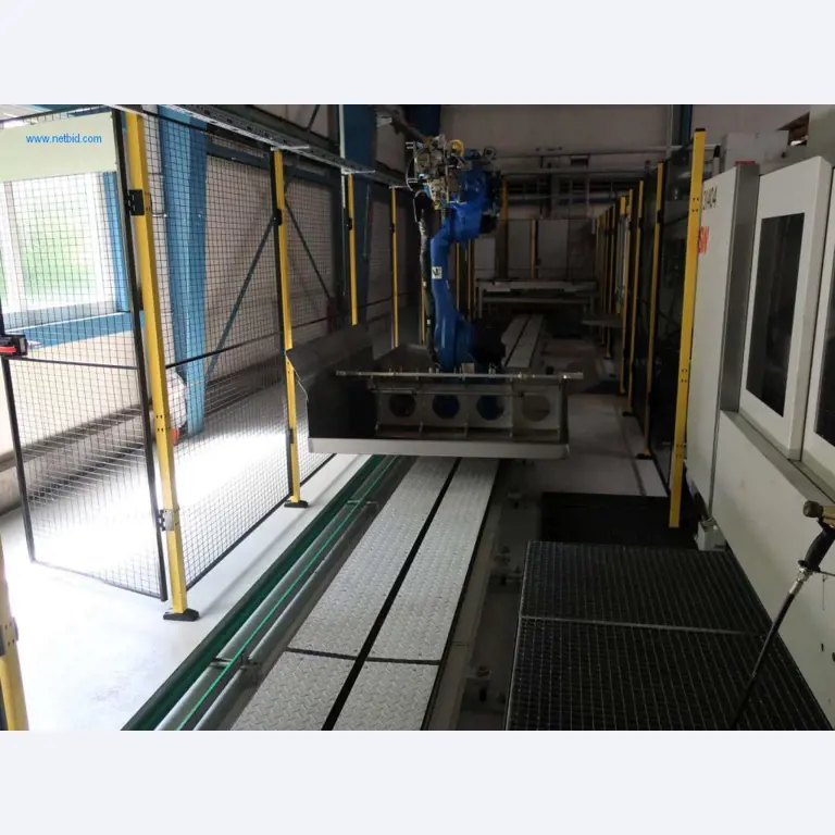 Máquinas para processamento mecânico, ensaio, limpeza e manuseamento de peças de alumínio fundido sob pressão-5