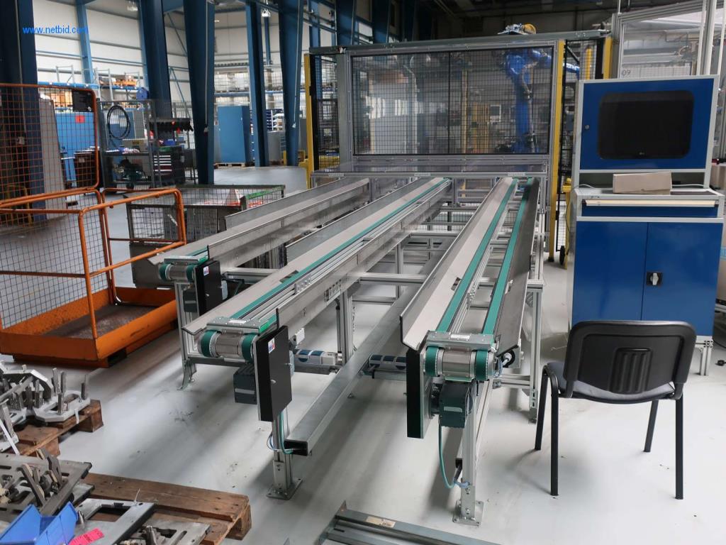 Máquinas para processamento mecânico, ensaio, limpeza e manuseamento de peças de alumínio fundido sob pressão-5