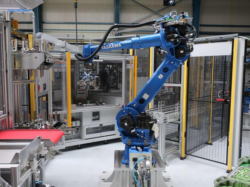 Máquinas para processamento mecânico, ensaio, limpeza e manuseamento de peças de alumínio fundido sob pressão-1