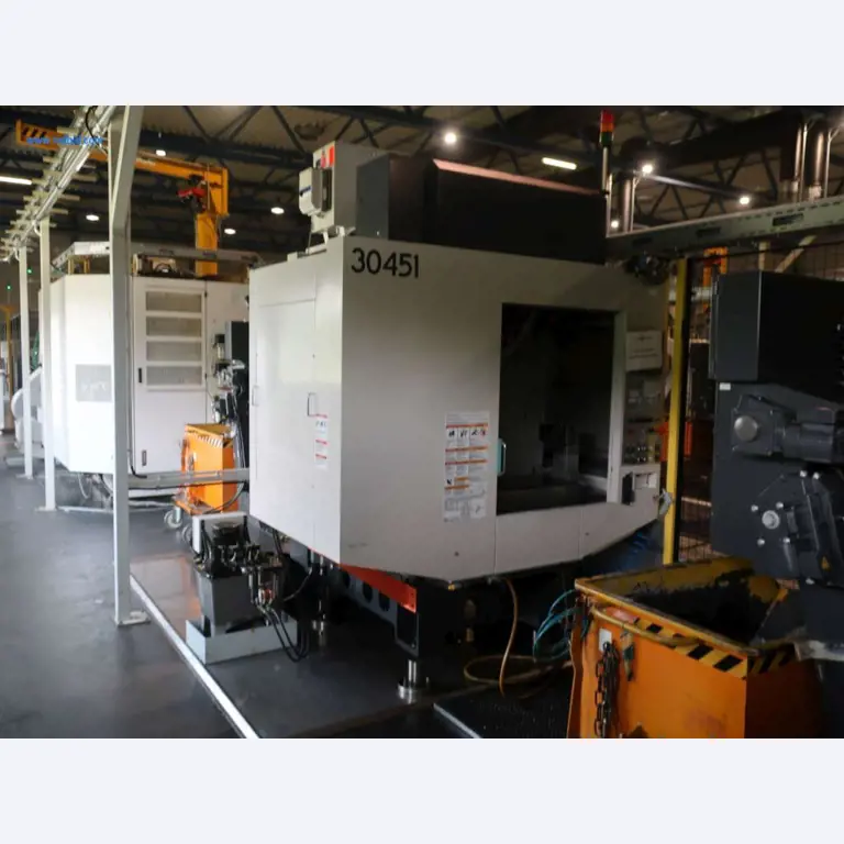 Máquinas para processamento mecânico, ensaio, limpeza e manuseamento de peças de alumínio fundido sob pressão-1