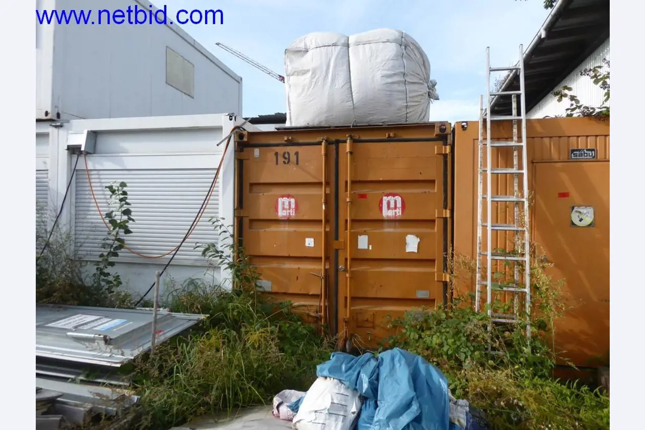 Baumaschinen, Fahrzeuge, Büroausstattung, Bürocontainer-1