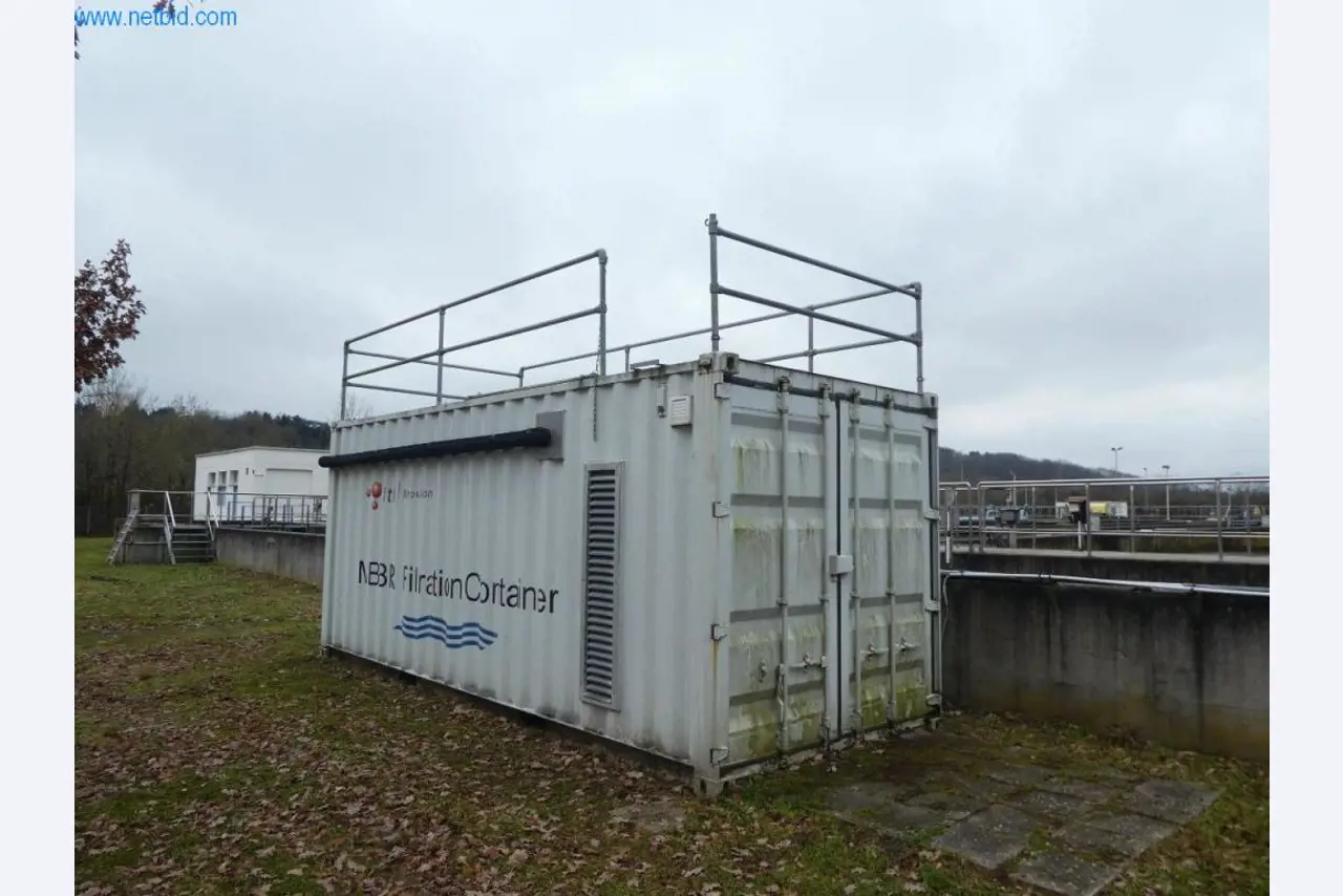 Meerwasser-Filtrationsanlage und Versuchs-Filtrationscontainer-1