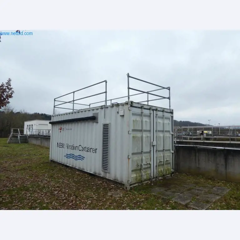 Meerwasser-Filtrationsanlage und Versuchs-Filtrationscontainer-1