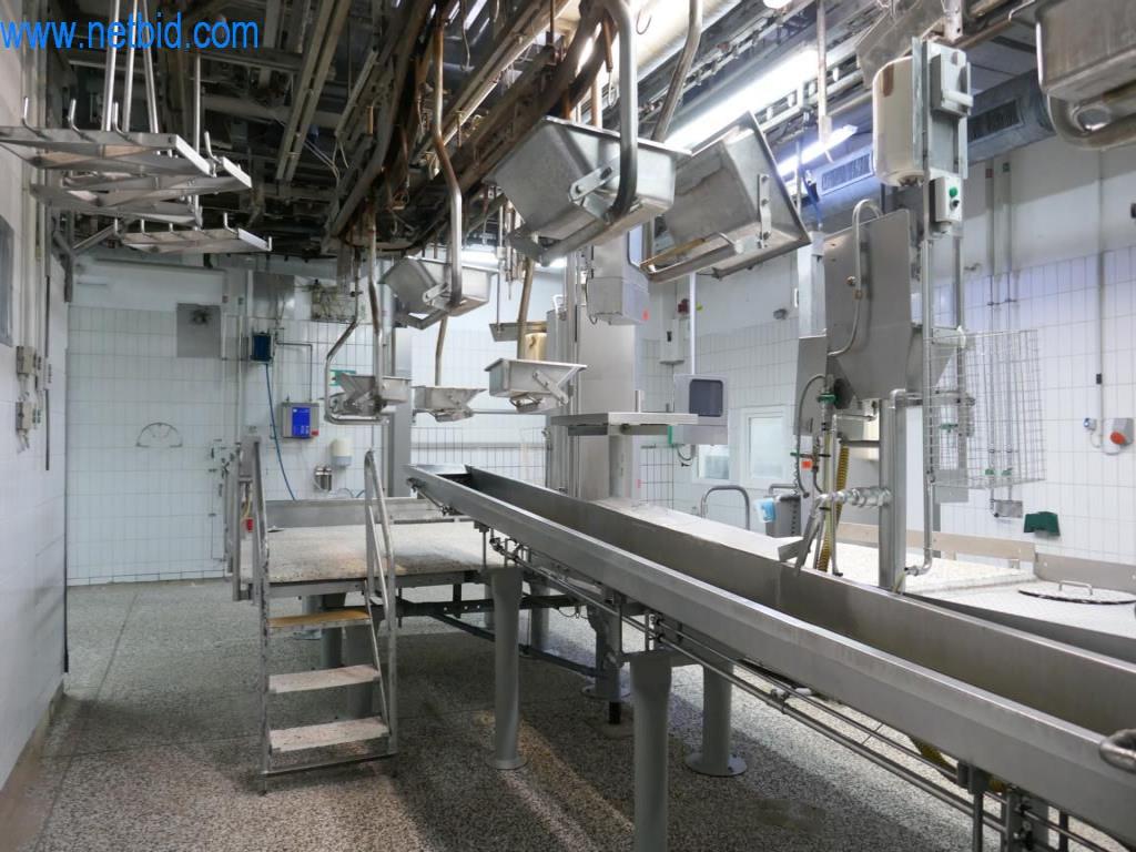 Estación de extracción de sangre de un matadero-6