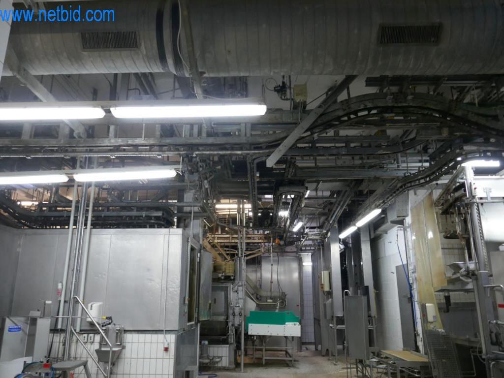 Estación de extracción de sangre de un matadero-4