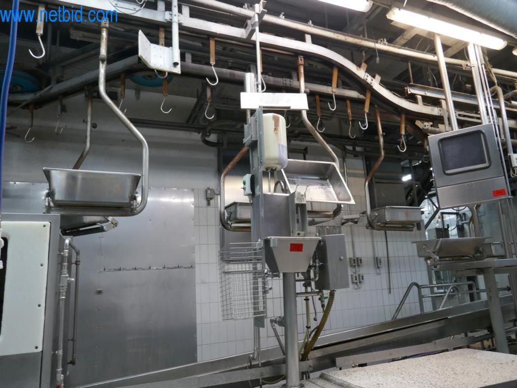 Estación de extracción de sangre de un matadero-1