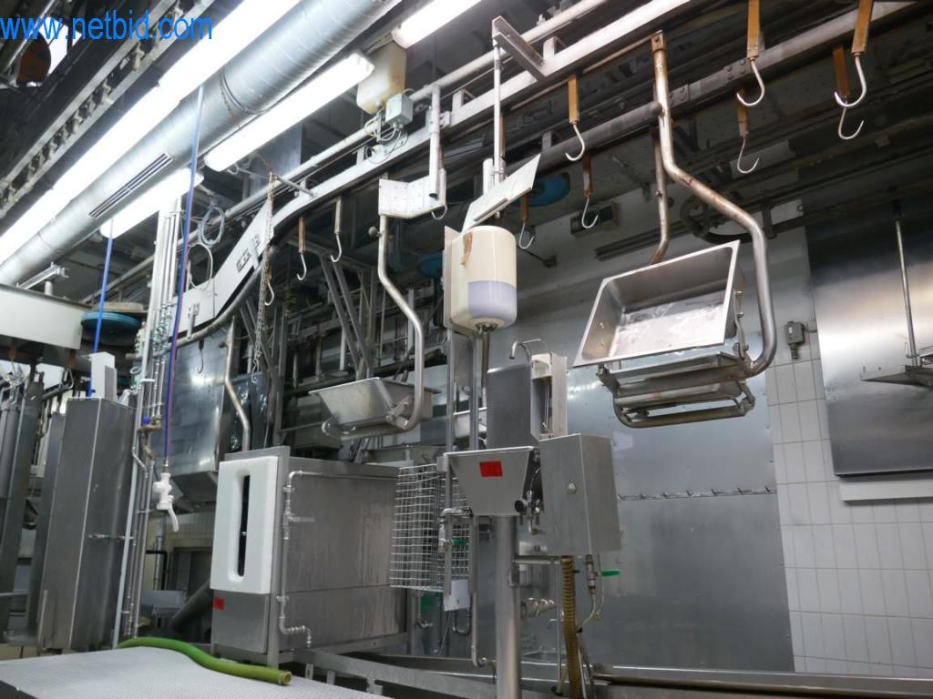 Estación de extracción de sangre de un matadero-2