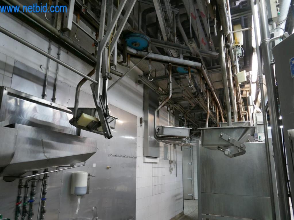 Estación de extracción de sangre de un matadero-4