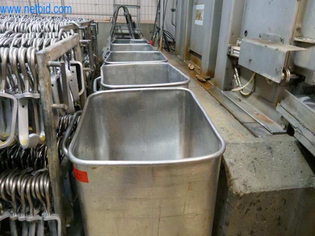 Estación de extracción de sangre de un matadero-4