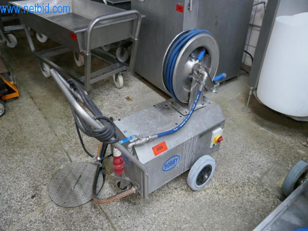 Estación de extracción de sangre de un matadero-1