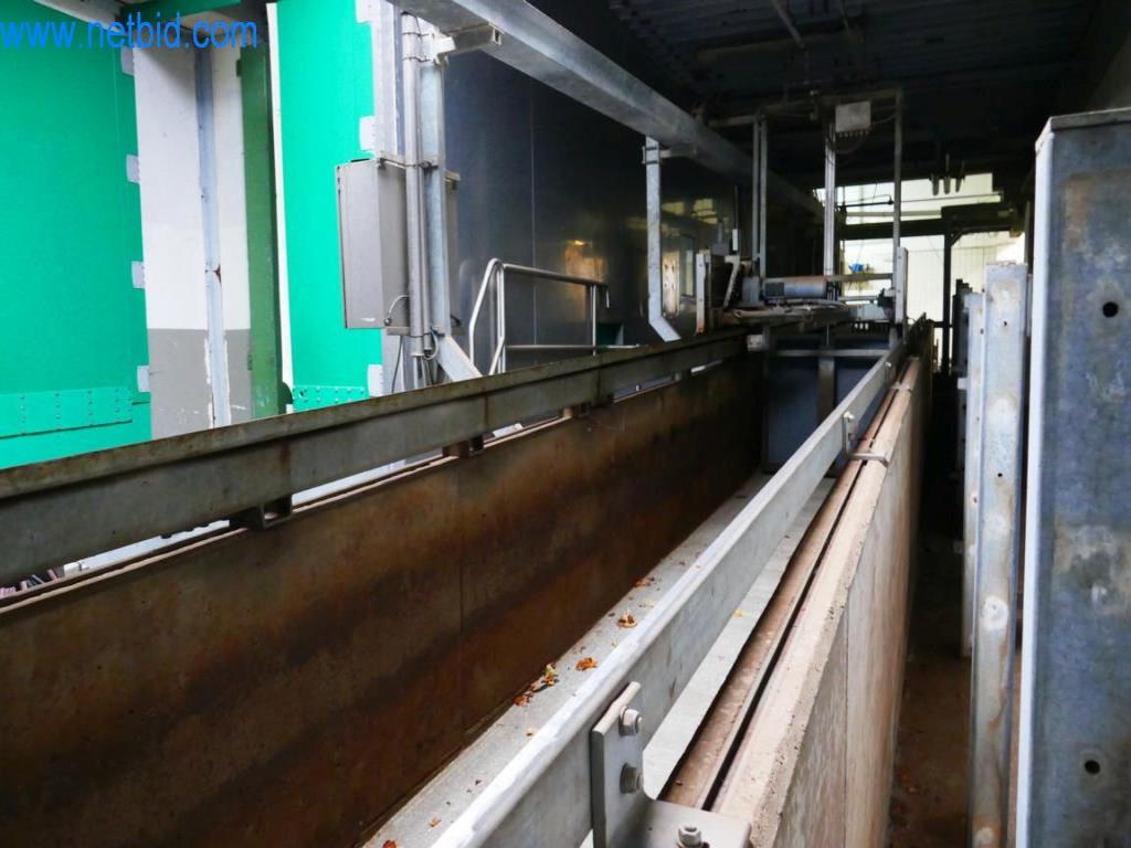 Estación de extracción de sangre de un matadero-7