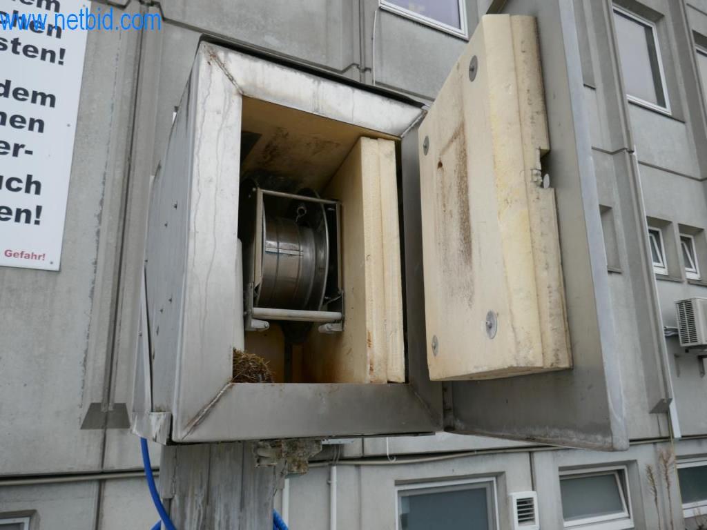 Estación de extracción de sangre de un matadero-8