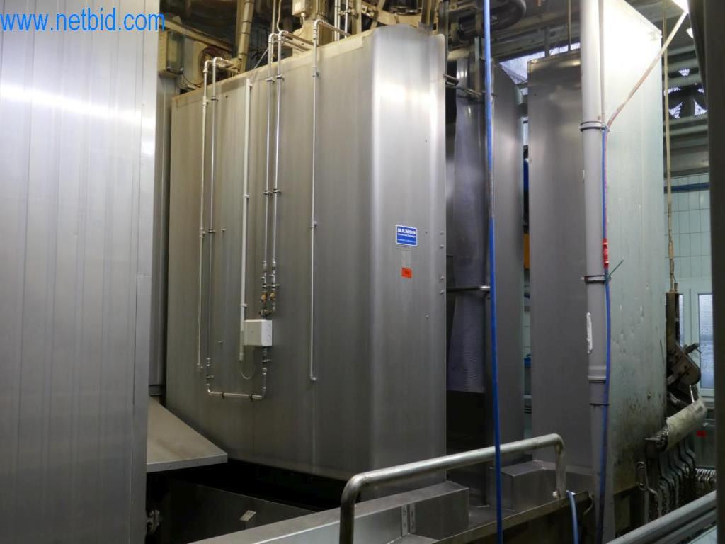 Estación de extracción de sangre de un matadero-1