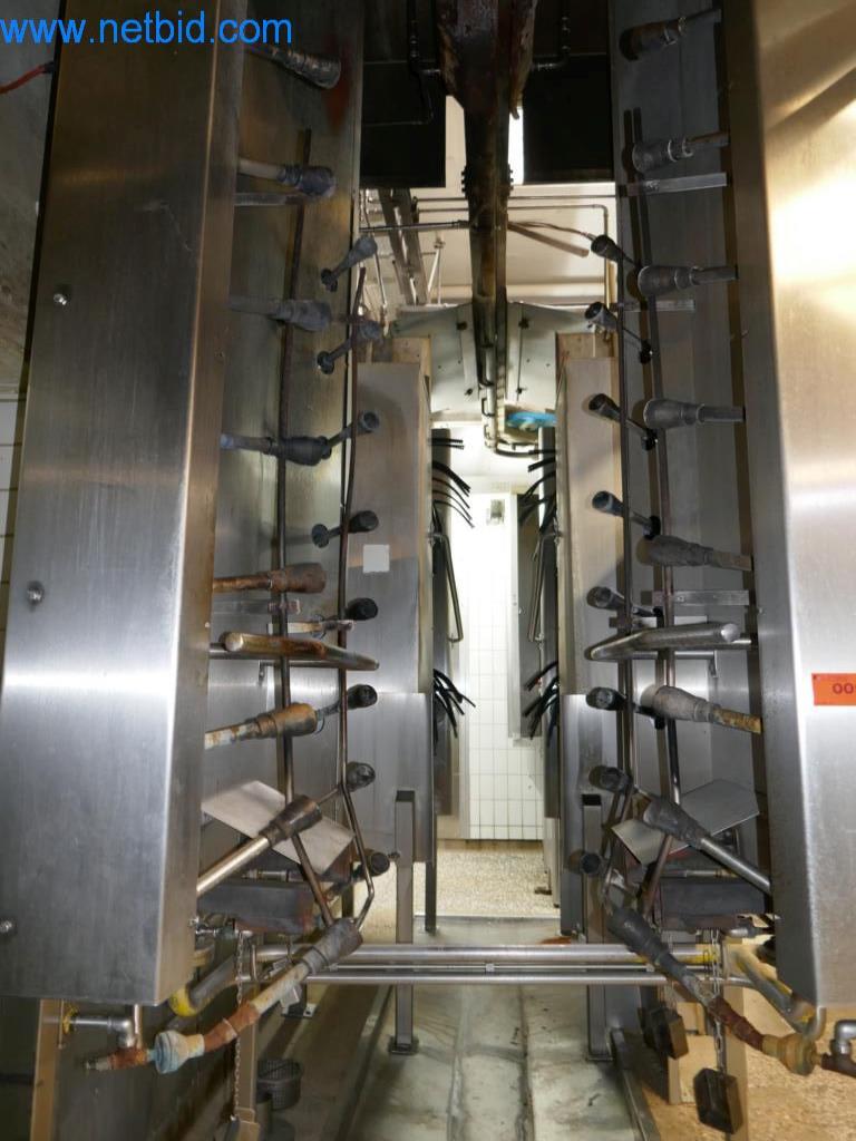 Estación de extracción de sangre de un matadero-1