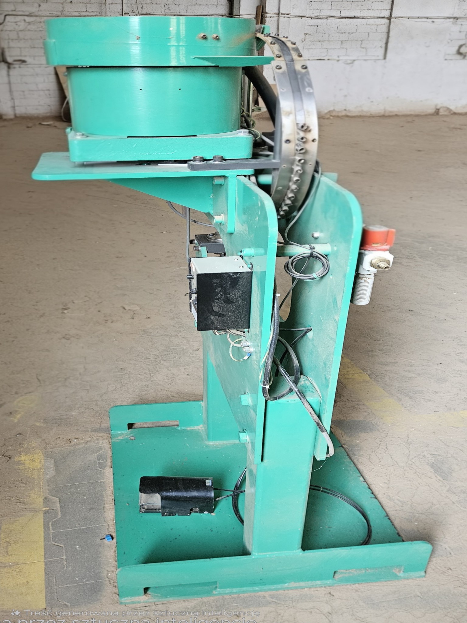 Conteneur de bureau et riveteuse pour écrous d'une usine de meubles-5