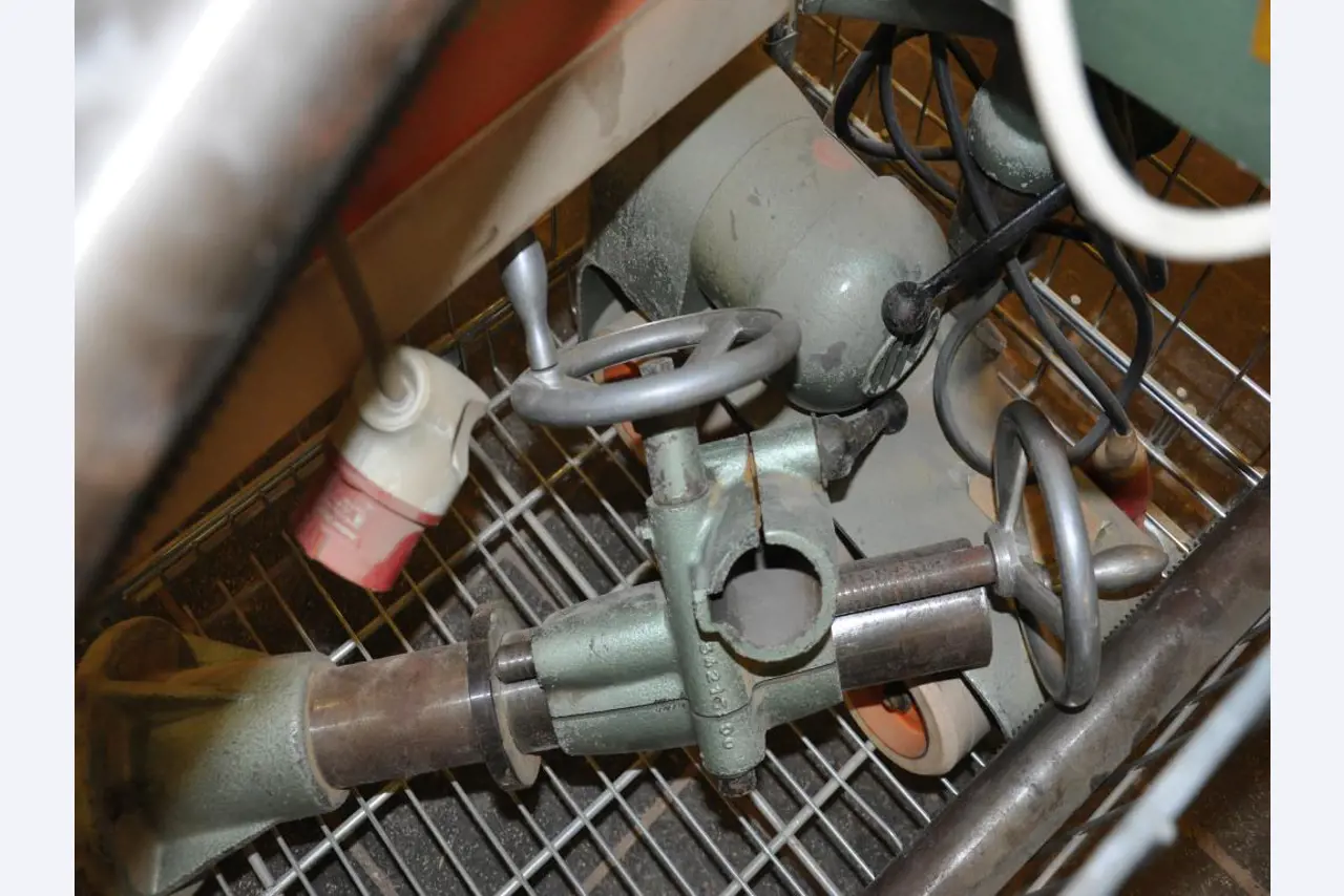 Carpentry machines from the training workshop of a vocational school-4