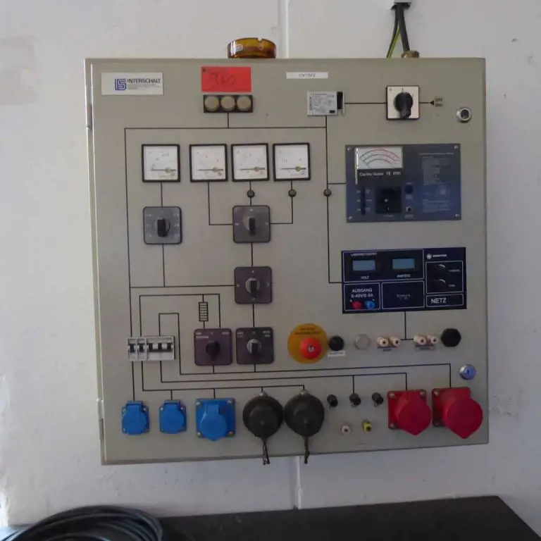 Electrician test bench Interschalt