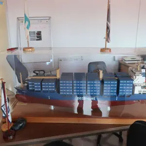 Model ship "Münster" R.Ottmar Flensburg Motorschiff Münster Bauwerft J.J.Sietas KG Schiffswerft GmbH & Co. KG