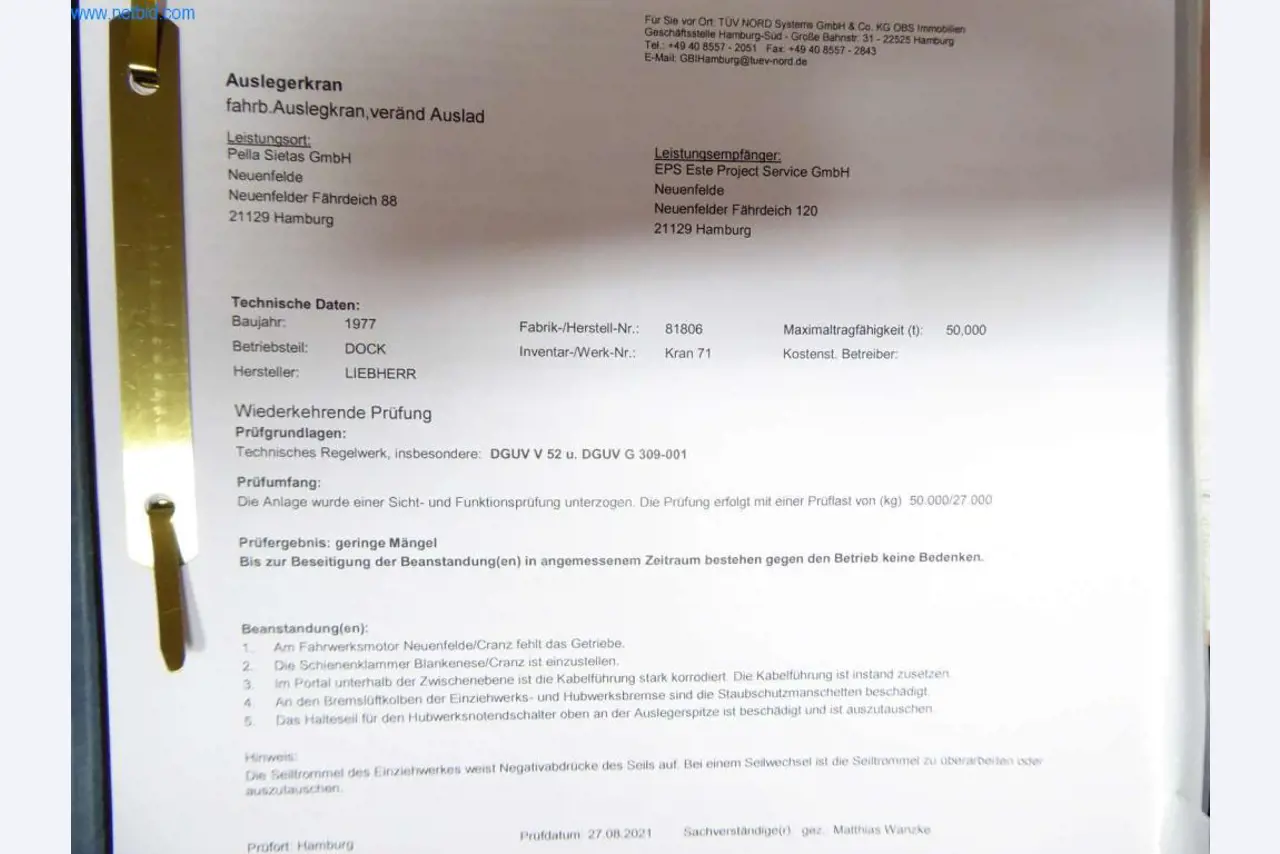 Máquinas e sistemas da Pella Sietas GmbH-3