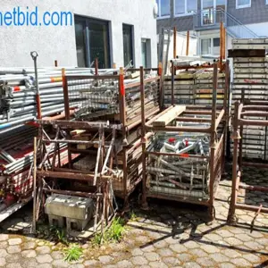 Steel scaffold + accessories Layher