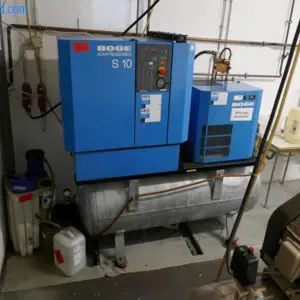 Schroefcompressor (inzameling na goedkeuring) Boge S10