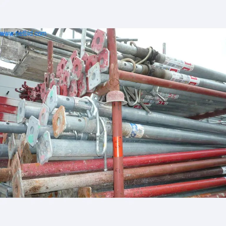 Equipamiento empresarial y vehículos de una empresa de construcción para la construcción de edificios, paneles de yeso y andamios-1