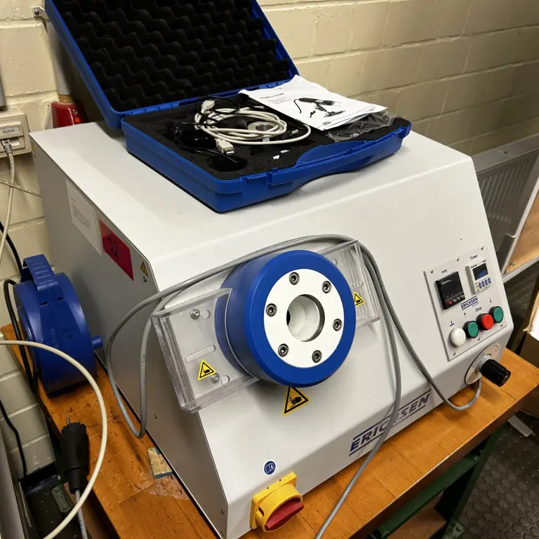 Cupping testing machine incl. digital microscope Erichsen