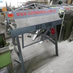 Segment folding bench/ sheet metal bending machine (G034) Dachdecker.PL SEG-1250