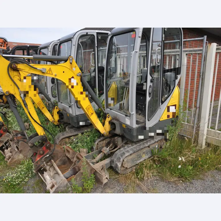 Modern, well-maintained construction and site vehicles as well as other mechanical equipment from the civil engineering sector-1