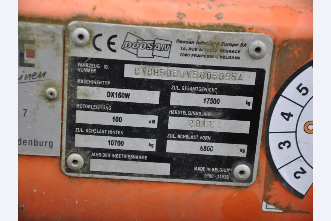 Nowoczesne, dobrze utrzymane pojazdy budowlane i budowlane oraz inny sprzęt mechaniczny z sektora inżynierii lądowej i wodnej.-4