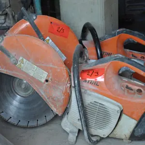 2 doorslijpmachines Stihl TS 420