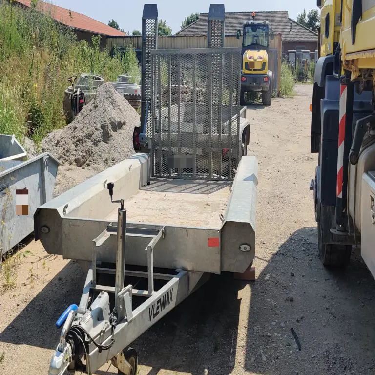 Aanhangwagen met dubbele as/machinetransporter Vlemmix VTA