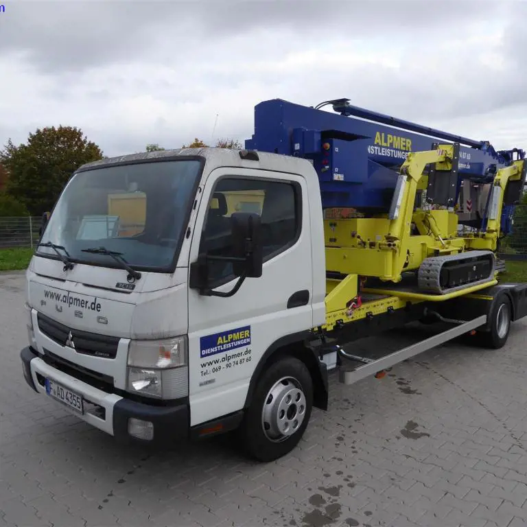 Truck with tracked aerial work platform Fuso (Mitsubishi) Canter 7C15