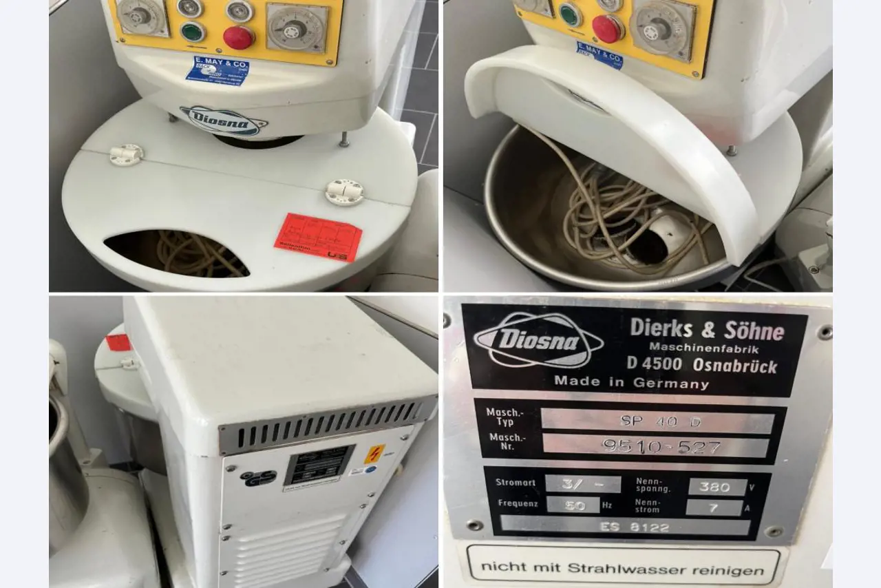 well-maintained spiral kneading machines and a universal dishwasher-1