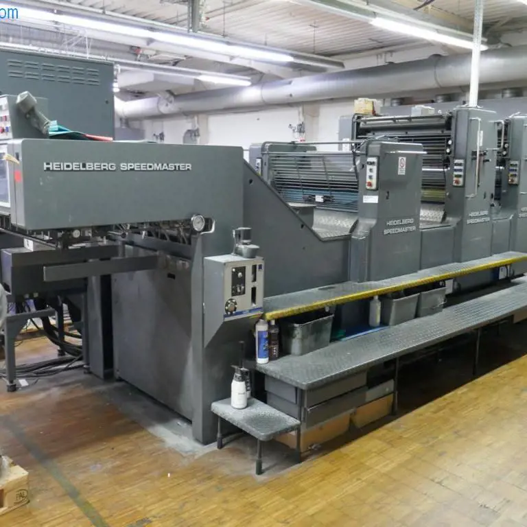 2-Farben-Bogenoffset-Druckmaschine Heidelberg Speedmaster 102 ZL