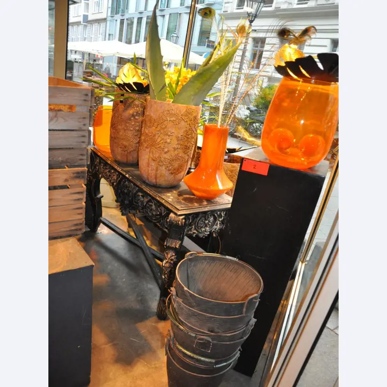 Well-maintained shop furnishings and exclusive decorative articles of a florist shop-1