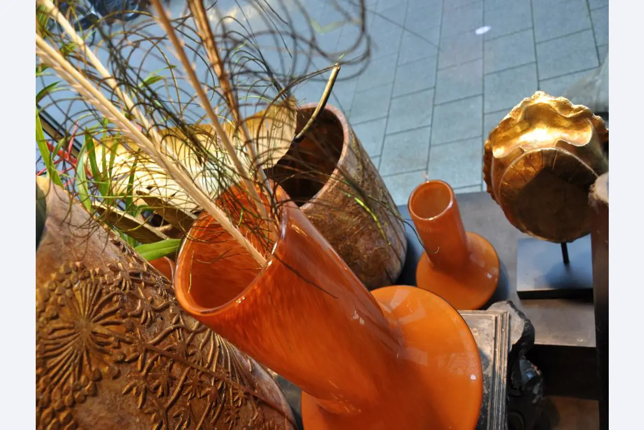 Well-maintained shop furnishings and exclusive decorative articles of a florist shop-2