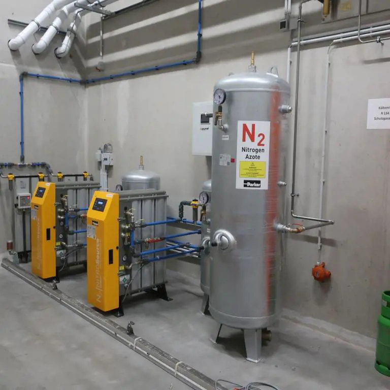 zentrale Schutzgaserzeugungsanlage ASKI SO2/N2 MFC-Mischsystem