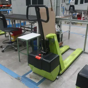 Elektr.-Scherenhubwagen LIFTER HX10E (grün)