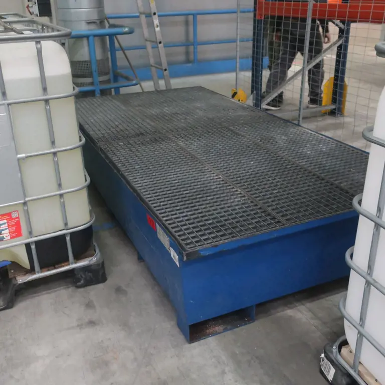 Auffangwanne (Stahl/blau) DENIOS TC-2F