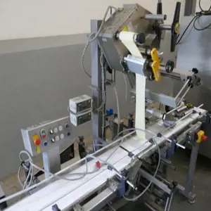 Continuous labeling machine