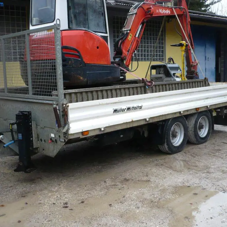 Truck tandem trailer Müller-Mitteltal ETUE-TA-ER11,9