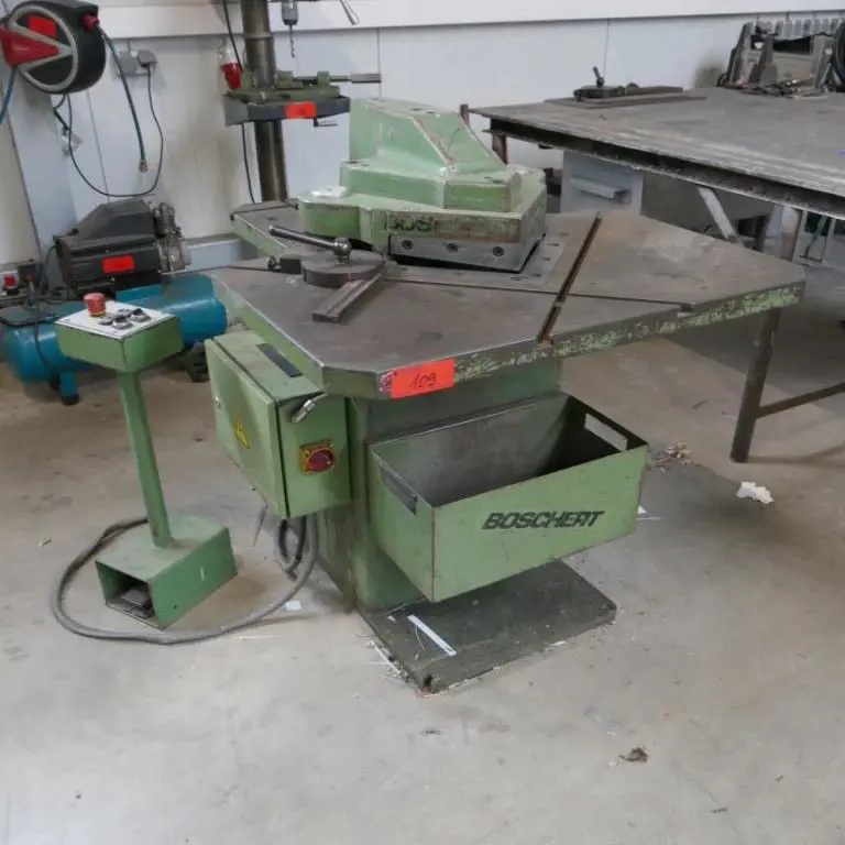 hydrausl two station notching machine Boschert LB14