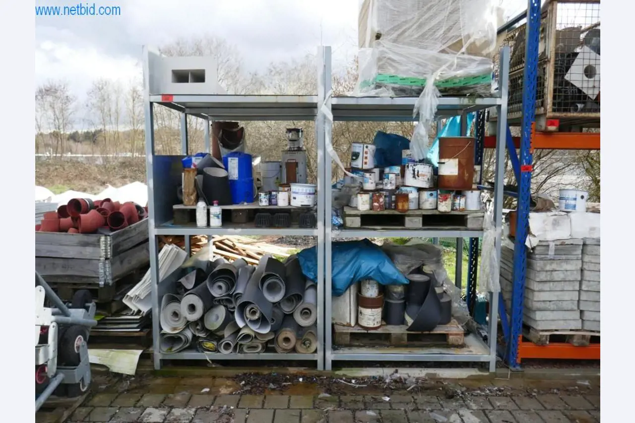 BGA, Warenvorräte, Montagematerial und Fahrzeuge aus dem Bereich Dachdeckerei-4