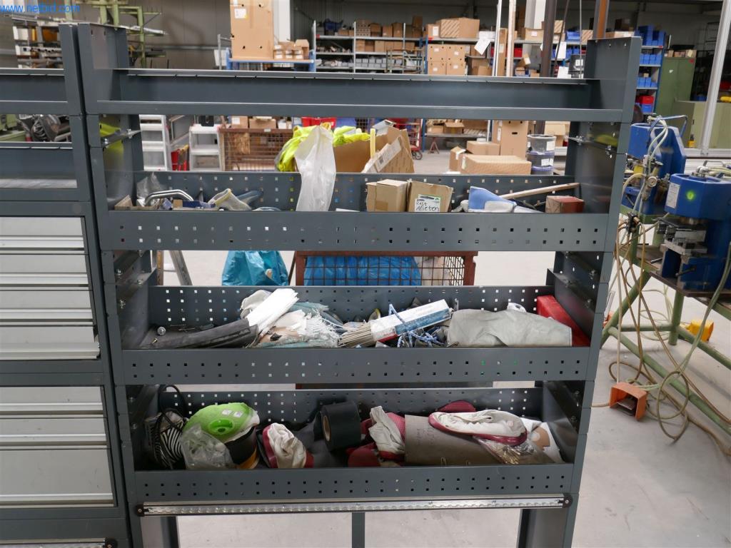 BGA, zásoby, montážní materiál a vozidla z divize výroby oken a fasád.-4